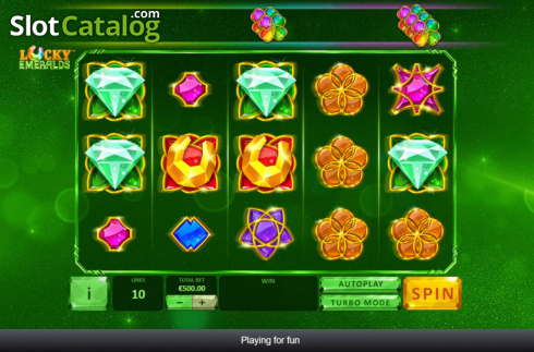 Скрин3. Lucky Emeralds слот