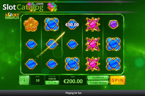 Скрин5. Lucky Emeralds слот