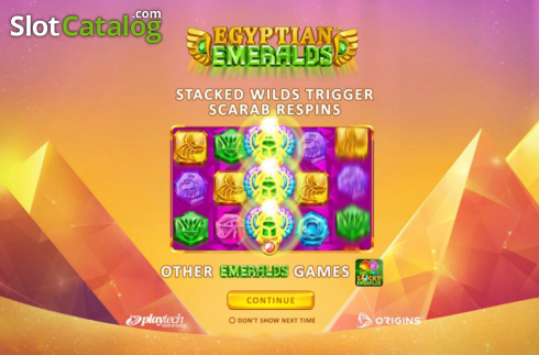 Скрин2. Egyptian Emeralds слот