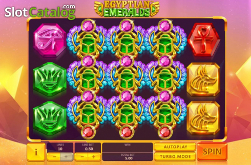Скрин3. Egyptian Emeralds слот