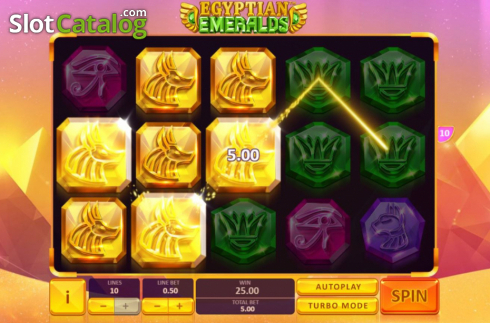 Скрин4. Egyptian Emeralds слот