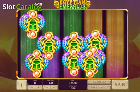Скрин5. Egyptian Emeralds слот