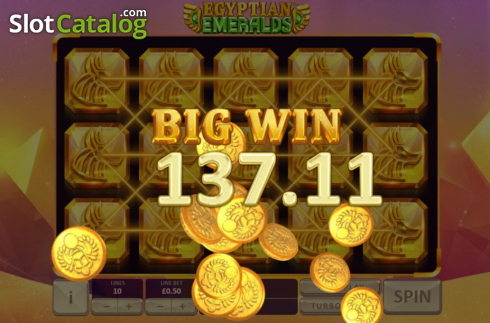 Скрин6. Egyptian Emeralds слот
