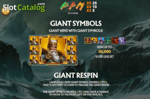 Скрин9. Age of the Gods Norse Gods and Giants слот