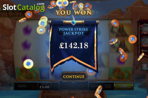 Скрин6. Kingdoms Rise Chasm of Fear слот