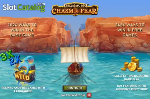 Скрин2. Kingdoms Rise Chasm of Fear слот