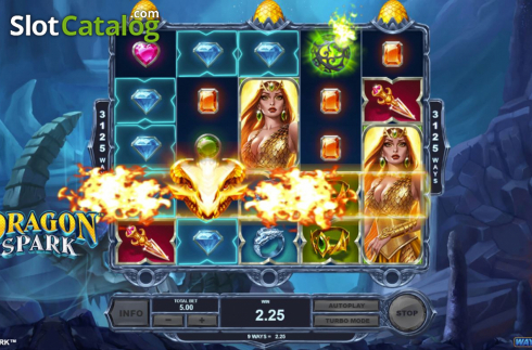 Скрин3. Dragon Spark (Драгон Спарк) слот