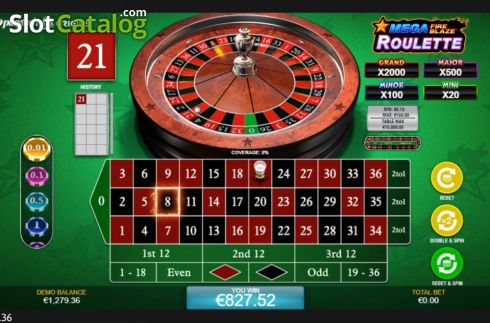 Скрин6. Mega Fire Blaze Roulette слот