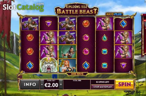 Скрин3. Kingdoms Rise Battle Beast слот