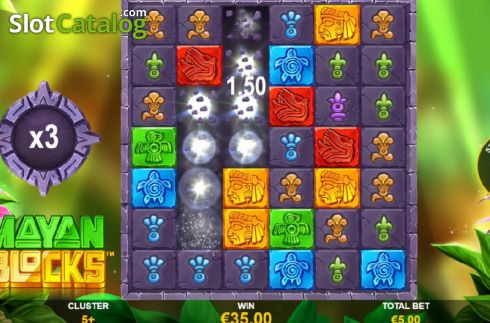 Скрин3. Mayan Blocks слот