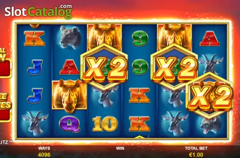 Скрин5. Rhino Blitz слот