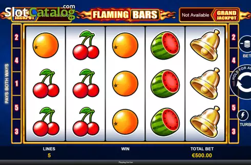 Скрин3. Football Flaming Bars слот