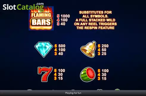 Скрин7. Football Flaming Bars слот