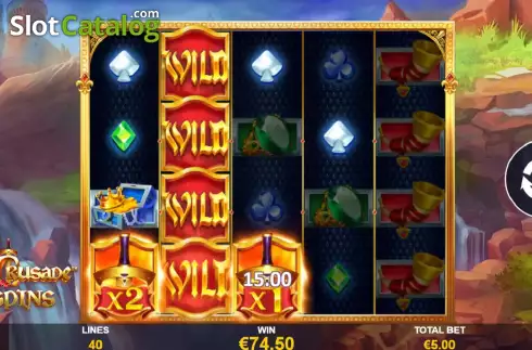 Скрин8. Wild Crusade Empire Treasures слот