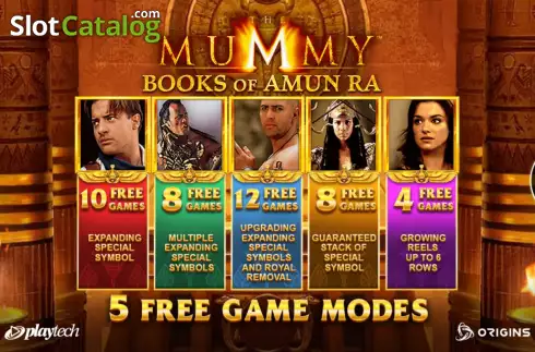 Скрин2. The Mummy Books of Amun Ra слот