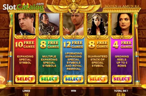 Скрин6. The Mummy Books of Amun Ra слот