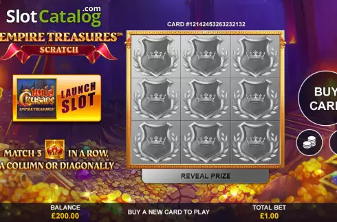 Скрин2. Empire Treasures Scratch слот