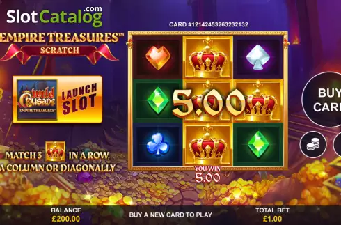 Скрин3. Empire Treasures Scratch слот