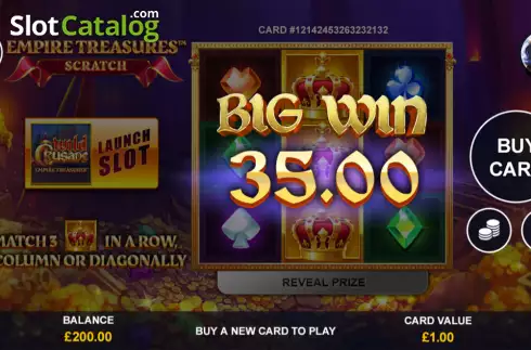 Скрин5. Empire Treasures Scratch слот