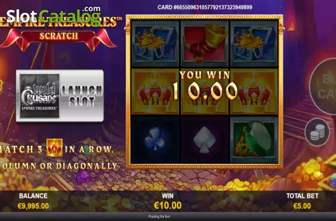 Скрин4. Empire Treasures Scratch слот