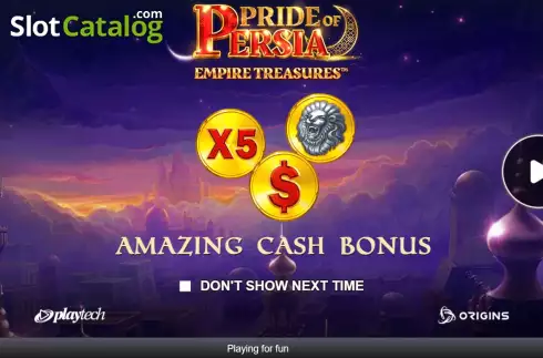 Скрин2. Pride of Persia Empire Treasures слот