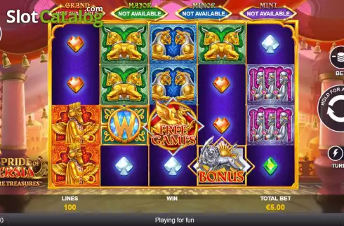 Скрин3. Pride of Persia Empire Treasures слот