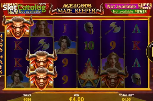 Скрин4. Age Of The Gods Maze Keeper слот