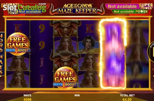Скрин5. Age Of The Gods Maze Keeper слот
