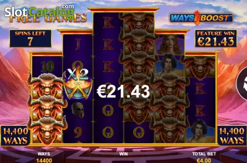 Скрин8. Age Of The Gods Maze Keeper слот