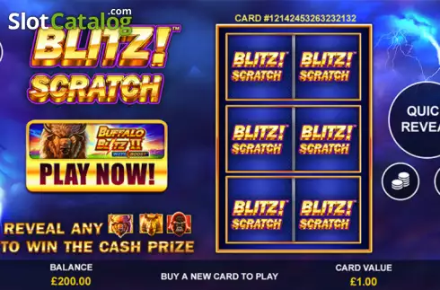 Скрин2. Blitz Scratch слот
