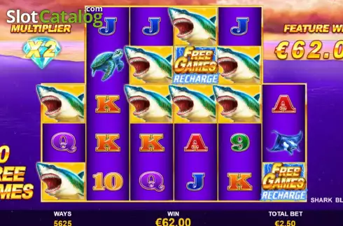 Скрин8. Shark Blitz слот