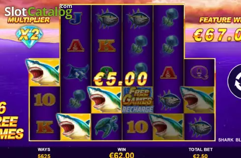 Скрин9. Shark Blitz слот