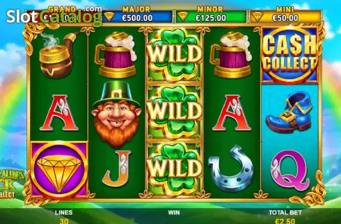 Скрин6. Cash Collect Leprechauns Luck слот