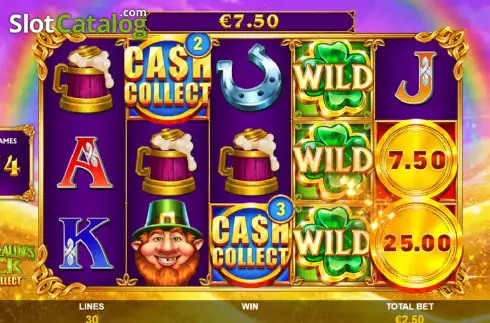 Скрин9. Cash Collect Leprechauns Luck слот