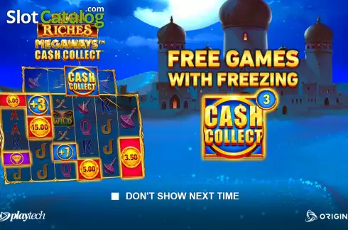 Скрин2. Cash Collect Sahara Riches Megaways слот