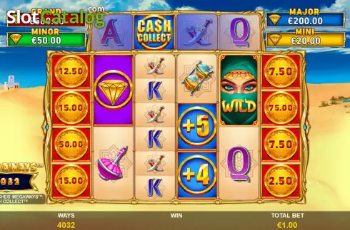 Скрин3. Cash Collect Sahara Riches Megaways слот