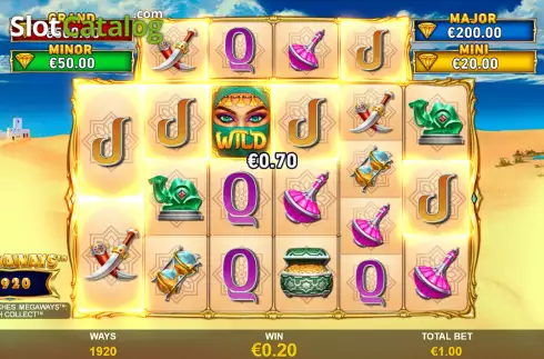 Скрин4. Cash Collect Sahara Riches Megaways слот