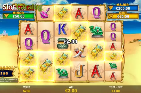 Скрин5. Cash Collect Sahara Riches Megaways слот