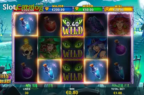 Скрин4. Witches Cash Collect слот