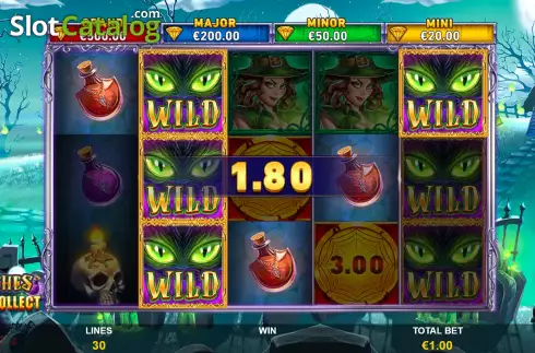 Скрин5. Witches Cash Collect слот