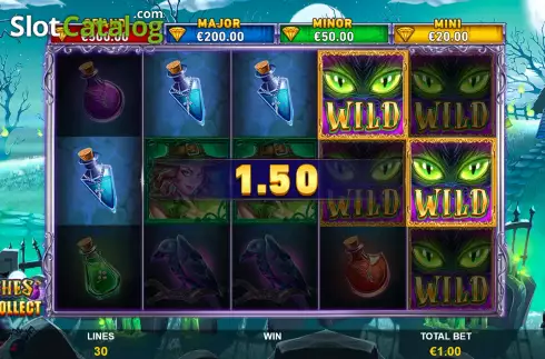Скрин6. Witches Cash Collect слот