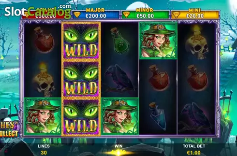 Скрин8. Witches Cash Collect слот