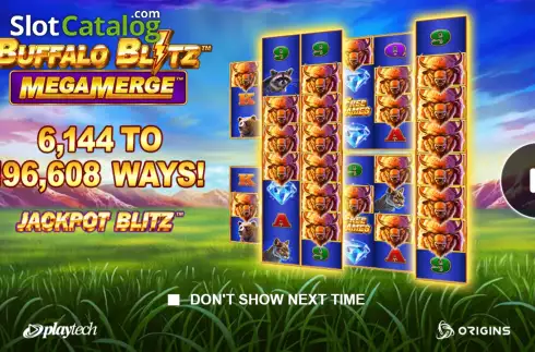 Скрин2. Buffalo Blitz Mega Merge слот