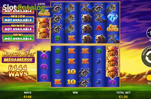Скрин3. Buffalo Blitz Mega Merge слот
