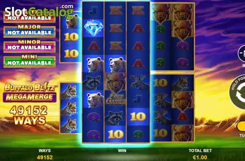 Скрин5. Buffalo Blitz Mega Merge слот