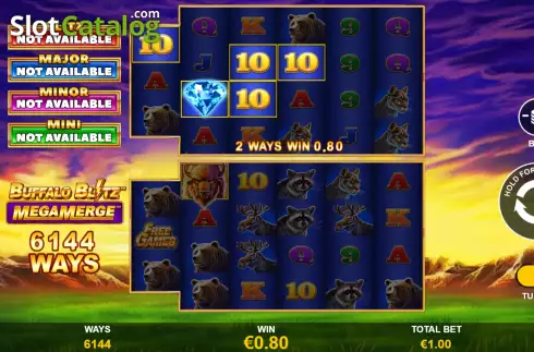 Скрин6. Buffalo Blitz Mega Merge слот