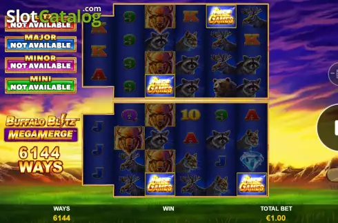 Скрин7. Buffalo Blitz Mega Merge слот