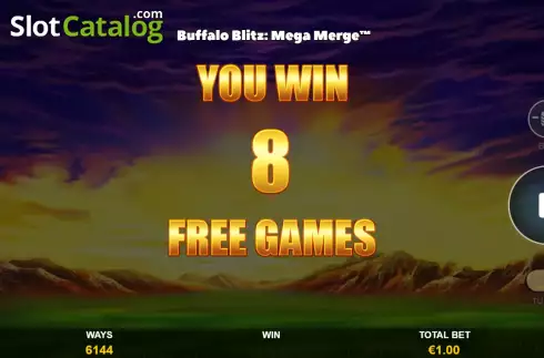 Скрин8. Buffalo Blitz Mega Merge слот