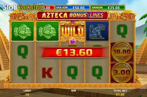 Скрин5. Azteca Bonus Lines слот