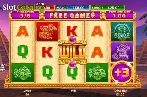 Скрин8. Azteca Bonus Lines слот